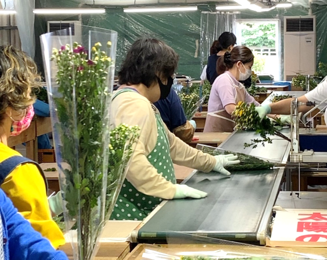 花束加工場