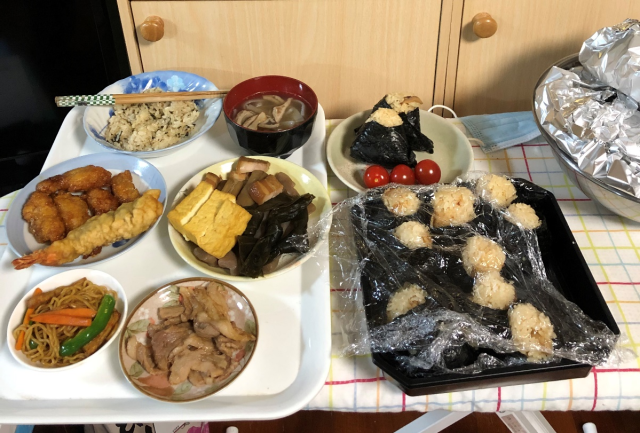 旧盆お供え物
